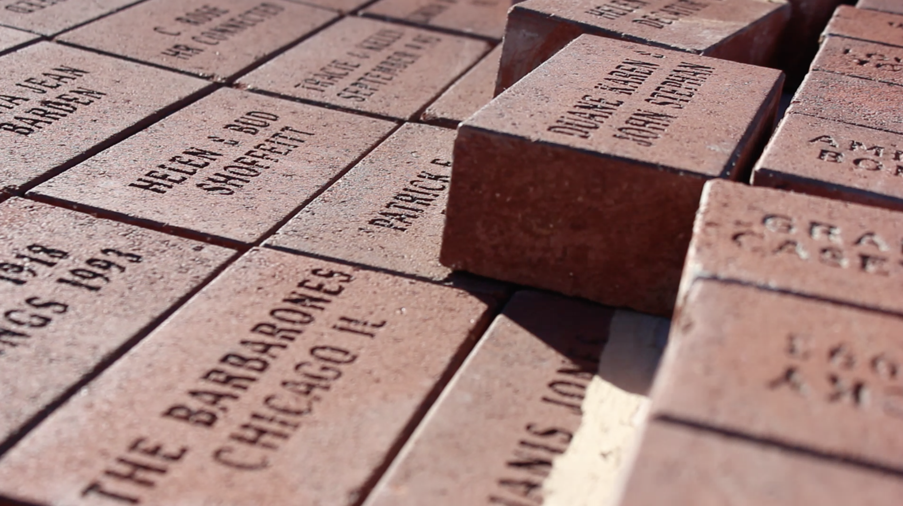 Engraved bricks update World Congress Center Authority