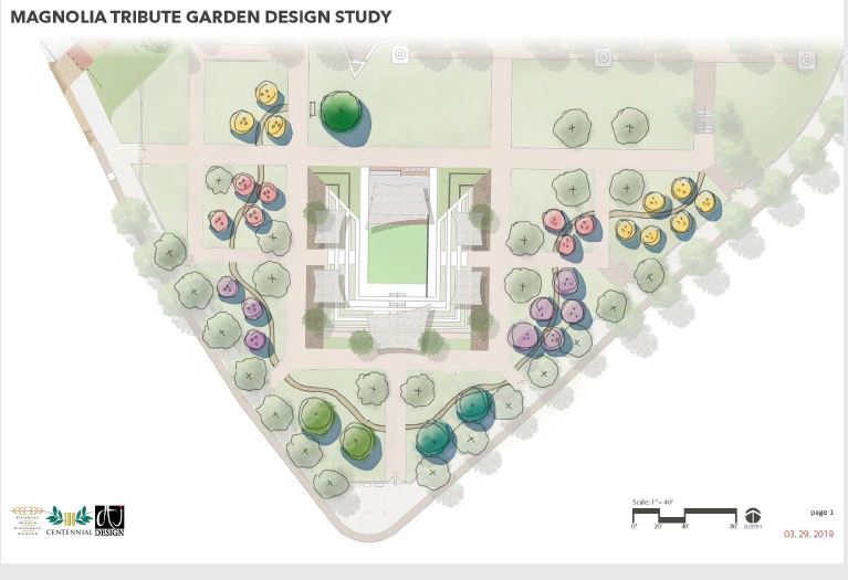 Landmarks & Legacies: Centennial Olympic Park Magnolia Tribute Garden ...